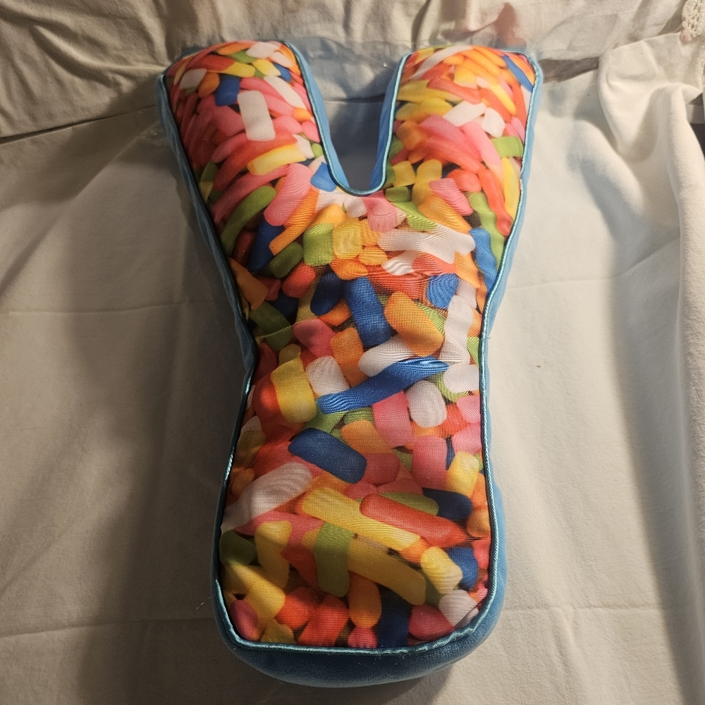 Y Initial Microbead Pillow